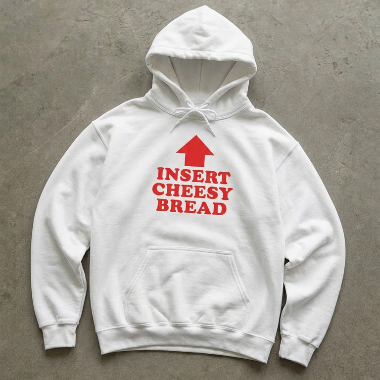 "Insert Cheesy Bread" Hoodie
